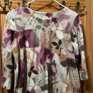 Floral Patterned Women's Top